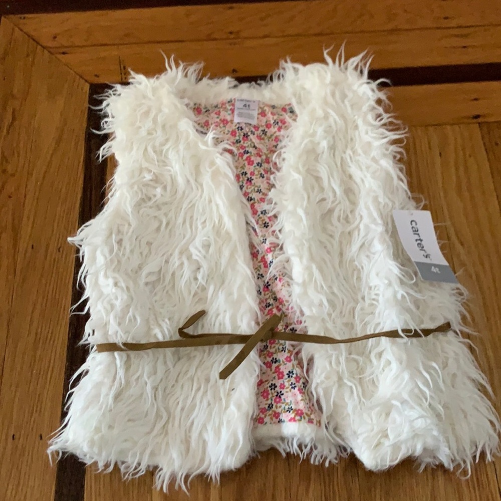 Fur vest for girls